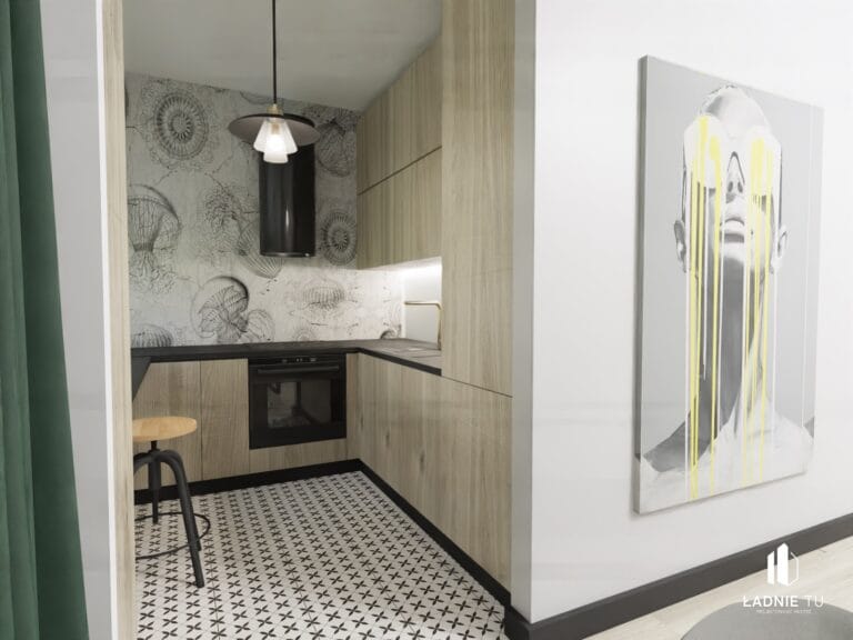 Projekt mieszkania w Łodzi pod wynajem