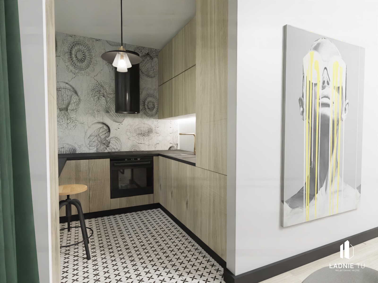 Projekt mieszkania w Łodzi pod wynajem