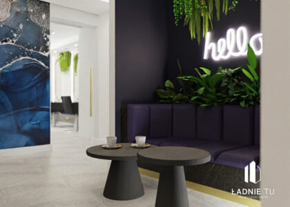 Projekt salonu fryzjerskiego w Sieradzu