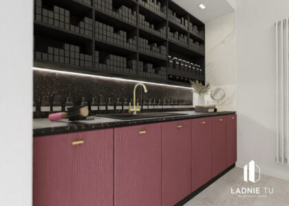 Projekt salonu fryzjerskiego w Sieradzu