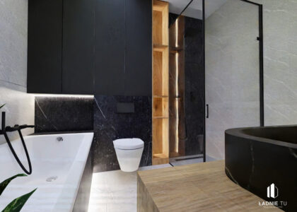 Projekt łazienki w stylu industrialnym w Łasku