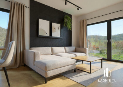 Projekt wnętrza domu w Zduńskiej Woli ul. Orzeszkowa