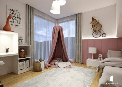 projekt pokoju dla dziewczynki w Błaszkach