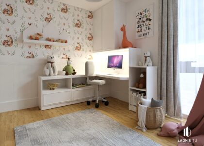 projekt pokoju dla dziewczynki w Błaszkach