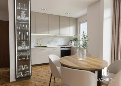 projekt mieszkania w bloku w Sieradzu