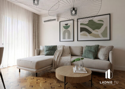 projekt mieszkania w bloku w Sieradzu