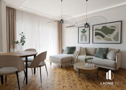 projekt mieszkania w bloku w Sieradzu