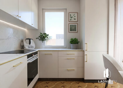 projekt mieszkania w bloku w Sieradzu