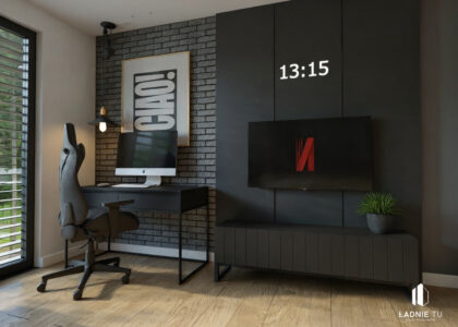 Projekt wnętrza pokoju dla nastolatka