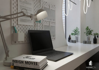 Projekt pokoju dla nastolatki w Łasku