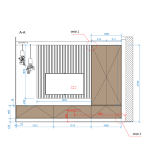 rzuty scian projekt wnetrza zdunska wola